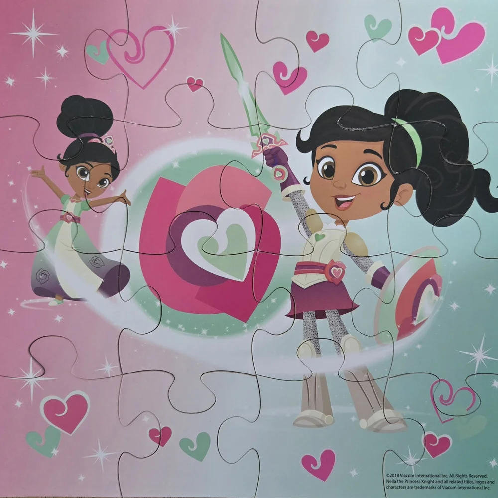 Nella The Princess Knight Puzzles Set Of 7 Puzzles
